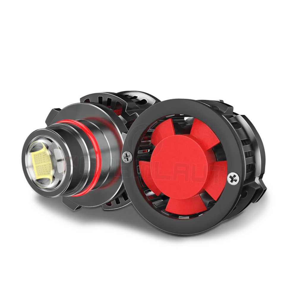 

CHUSYYRAY 2PCS Car lights 210907-9005 Super Bright LED Headlights High Low Beam Fog Light Bulb White 6000K Minisize