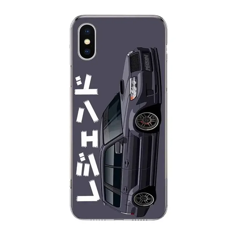 JDM Tokyo Drift Sports Car Phone Case - Stylish Silicon Soft Cover