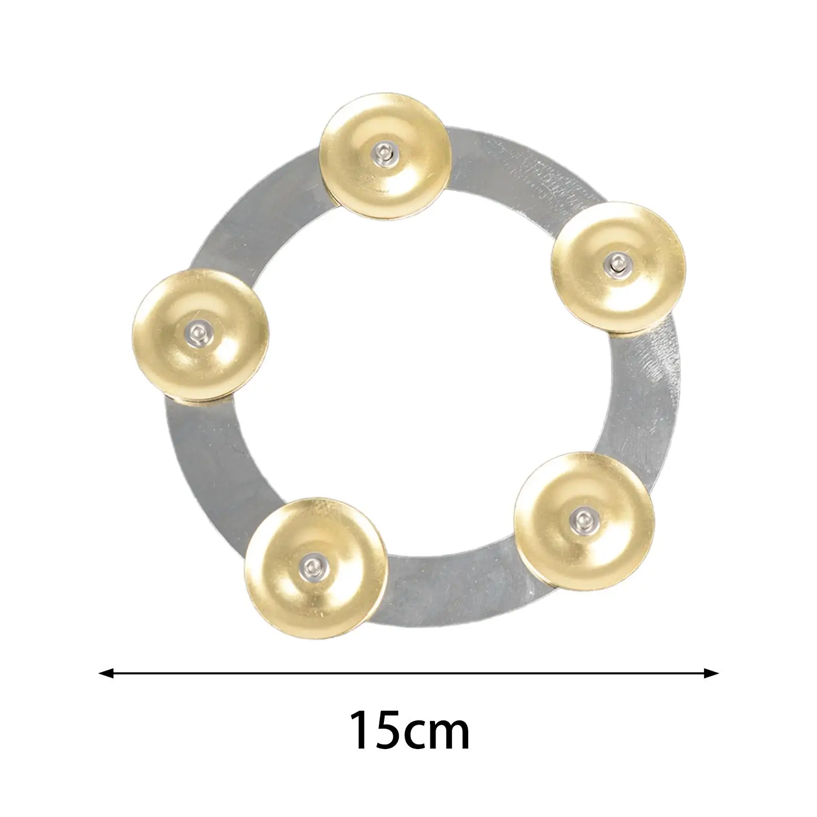 Cymbal Ching Tambourine Percussion Accessories for Kids Adults Ensemble KTV