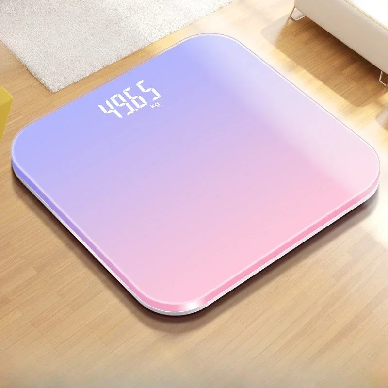 Electronic Intelligent LED Scale Small Human Health Weighing Meter Balança  Hidden Screen Family Bathroom Scale 4