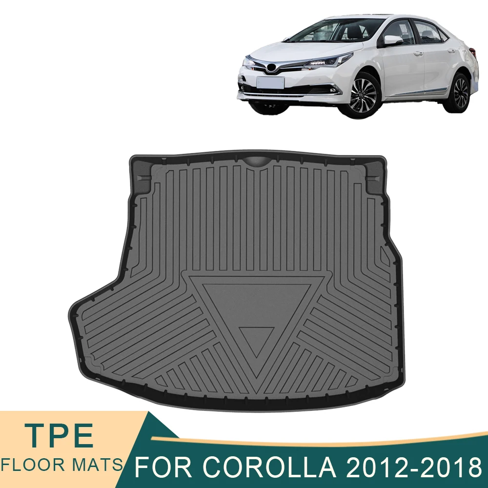 

Нескользящие коврики из ТПЭ для багажника Toyota Corolla E160 E170 E180 2012-2018