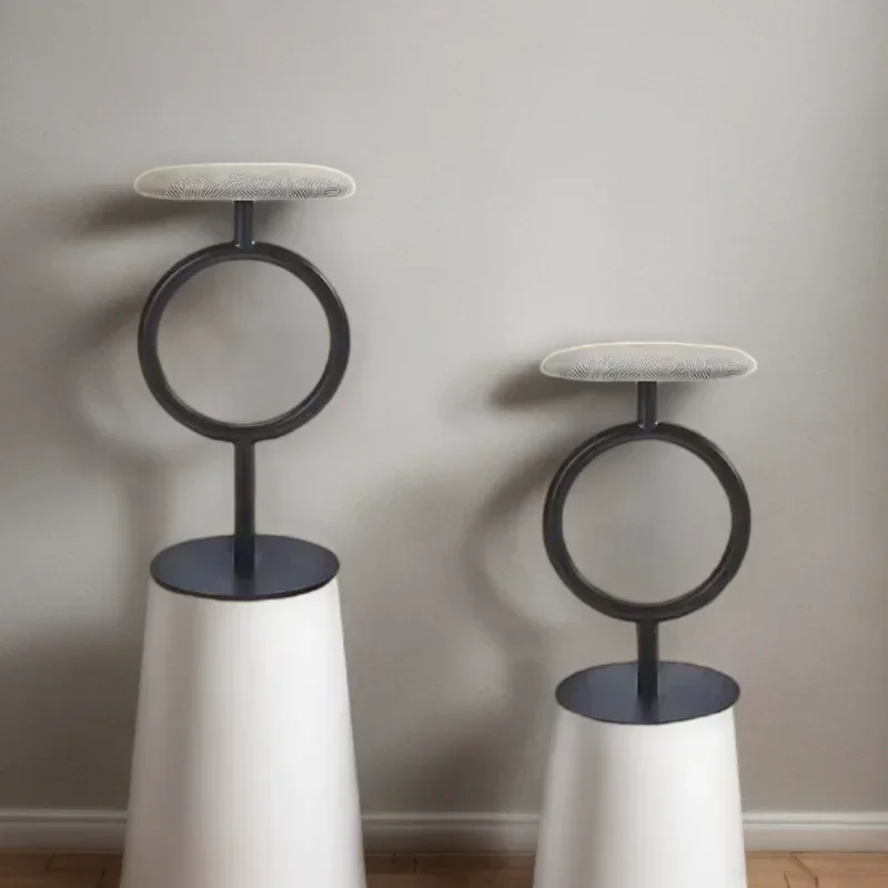 Bar Chair Bar Stools Luxury Salon Chairs Kitchen Stool Iron Chair Furniture Garden Counter Nordic Tabouret Design Leather Modern