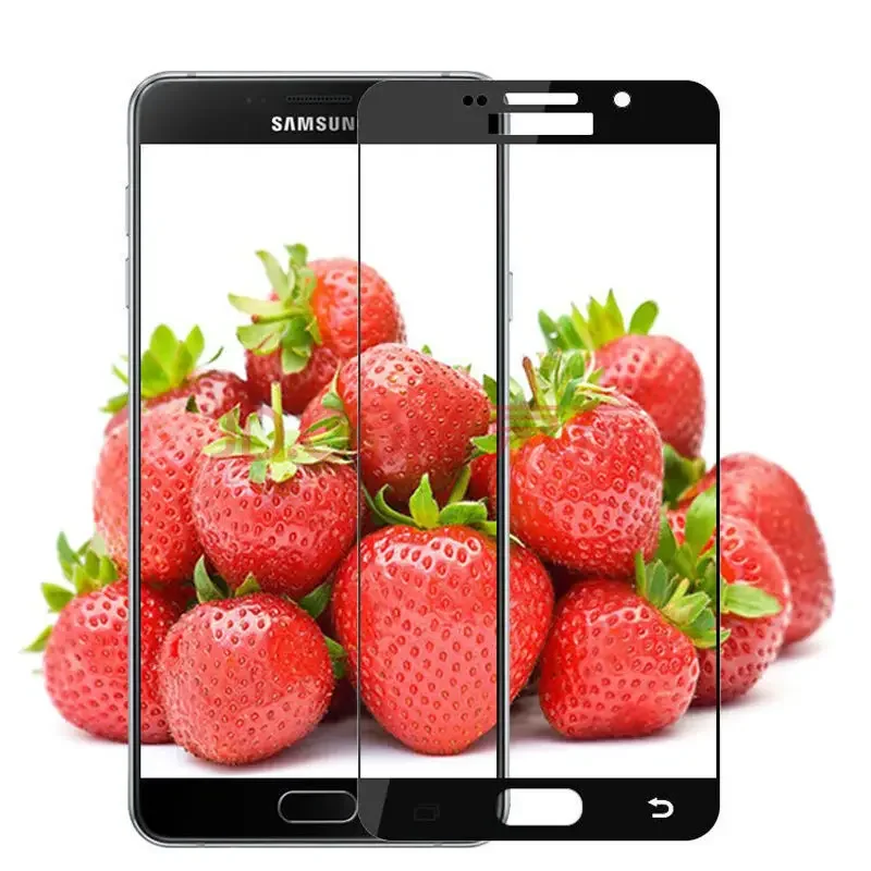 3D Full Tempered Glass For Samsung Galaxy A3 J5 A7  J3 A5 J7  A8 Plus  Screen Protector Toughened Glass Film