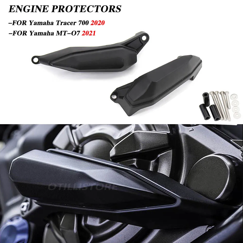 

Tracer 7 Motorcycle Engine Protection Side Frame Sliders Crash Pad Falling Protector For YAMAHA MT-07 Tracer 700 2015-2021 2020