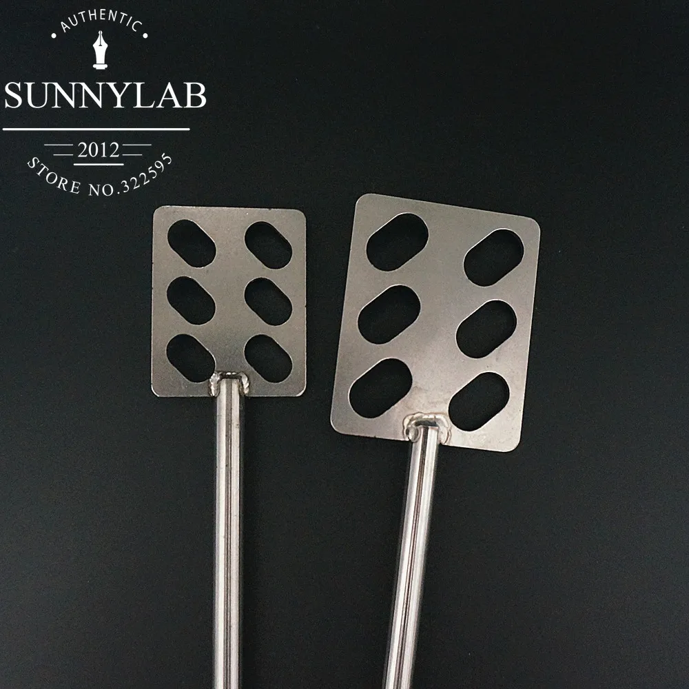 

1pcs lab stainless steel square type blade paddle leaf-width 40mm 50mm 60mm 80mm impeller stirring blade with rod for sitrrer