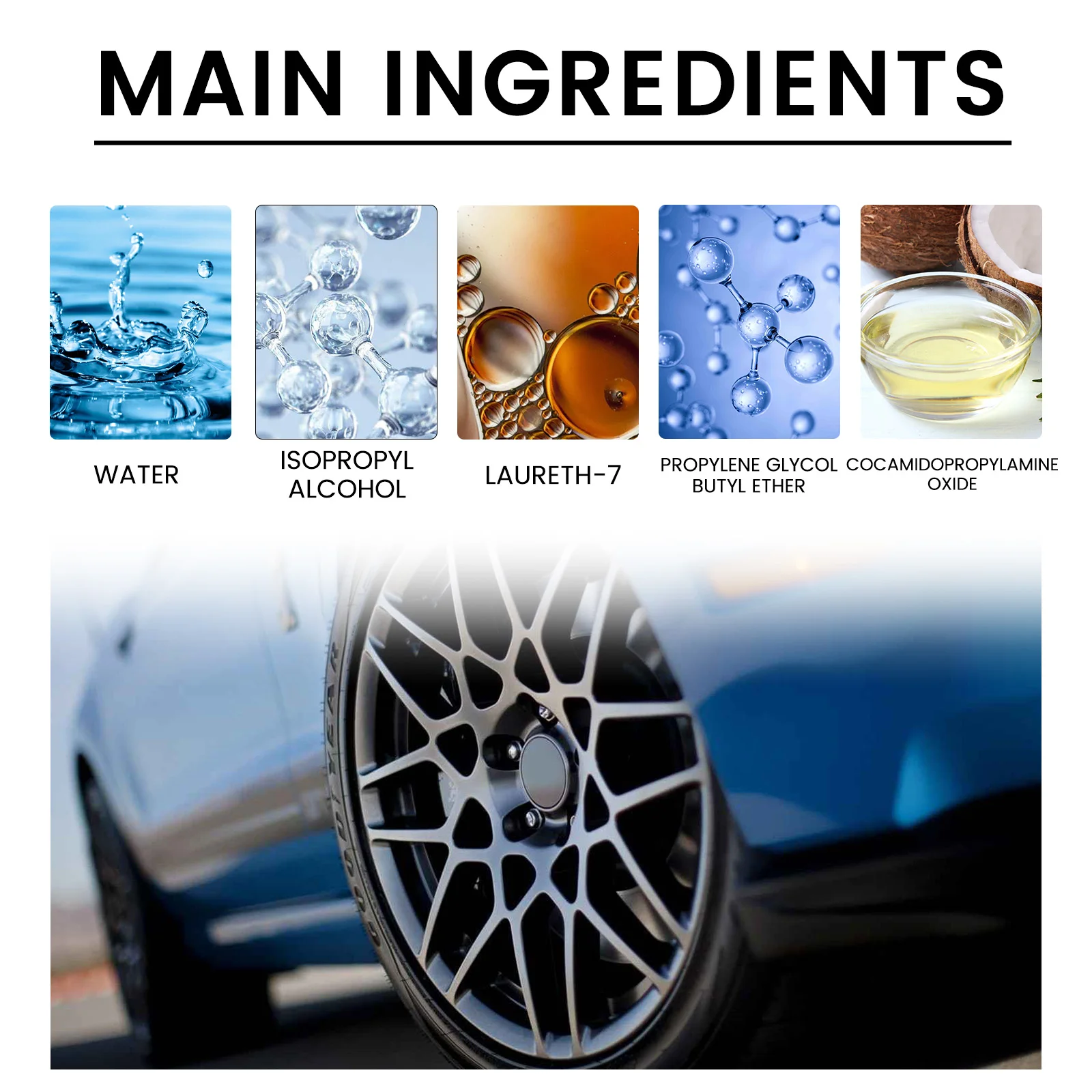Car Iron Remover Wheel Cleaner 120ml