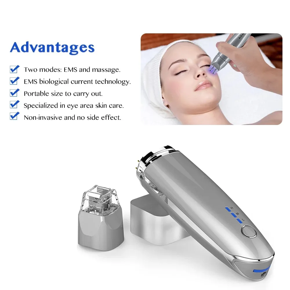 Dark Circle Remove Eye Around BB Eye Microcurrent Face Vibration Massager Anti-Aging Wrinkle Beauty Care Device eye massager