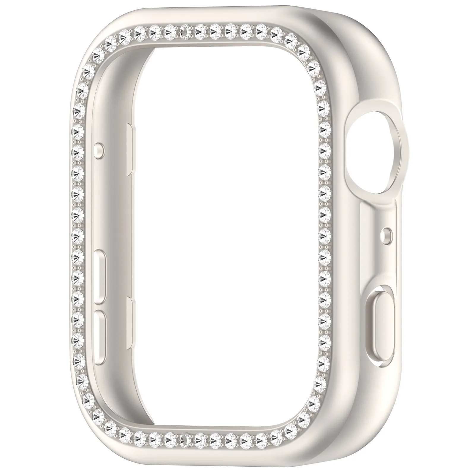 Shiny Diamond Bling Protective Cover for Women - Hard PC Bumper Frame for Smartwatches