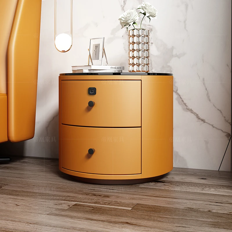 

Side Table Bedroom Cabinets Smart Nightstands Drawers Comfortable Bedside Tables Dressers Nachtkastje Nordic Furniture TY25XP