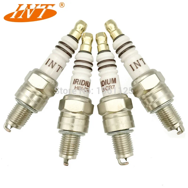 2PCS INT Iridium Spark Plug HIX-CR7 for CR7HIX CR7HSA CR7HS CR7HVX A7RTC A7TC A6RTC A7TP IU22 IUF22 Z7G CD90,spark plug
