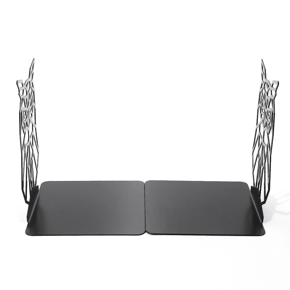 Wise Owl Book Ends for Shelves Iron Bookends Duty Bookends for Heavy Book Organizer Bookrack Stand Shelf Decoration