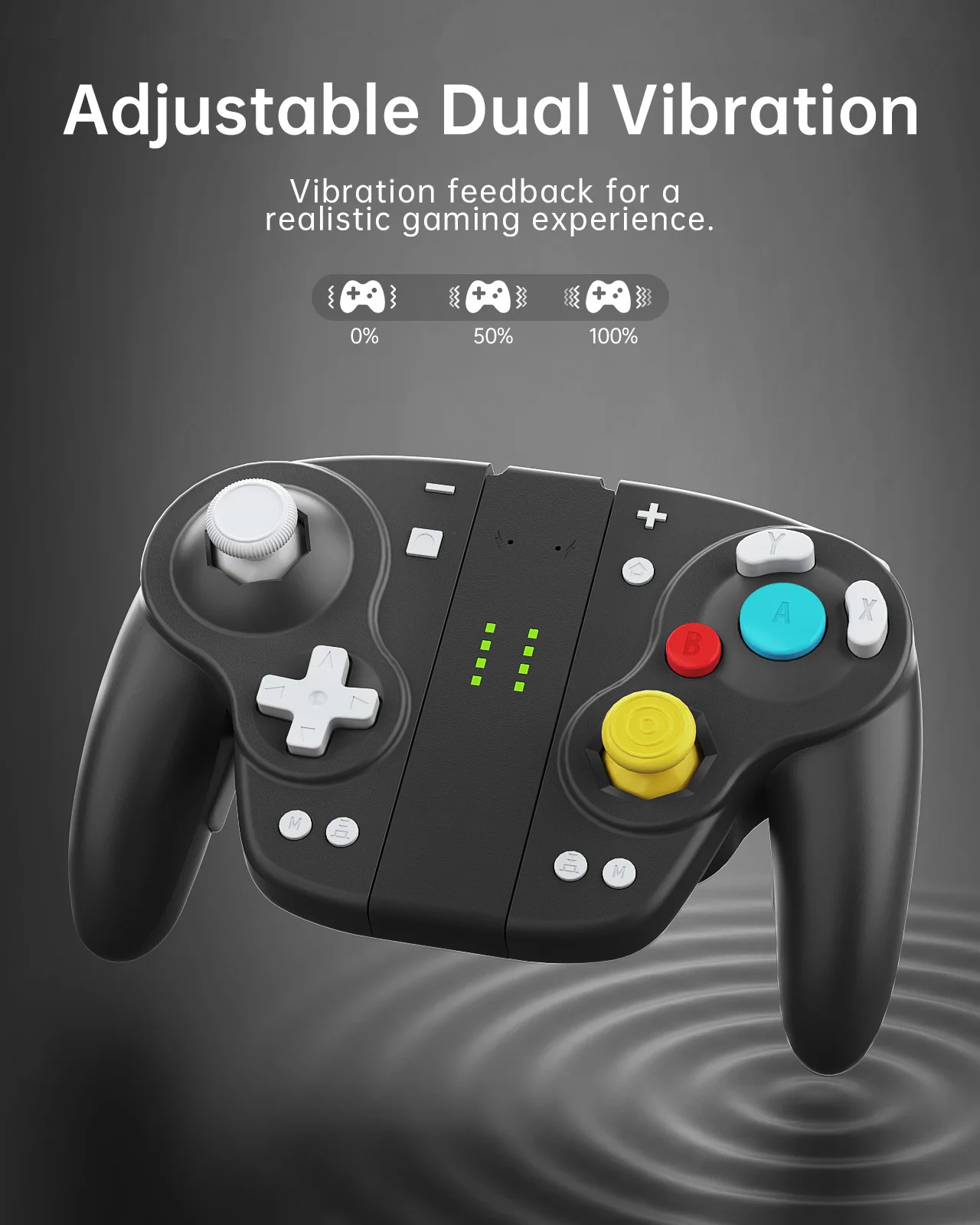 

DOYOKY Retro Game wireless Controller for Nintendo Switch/OLED with Turbo Ergonomic&Hall Effect Joysticks Dual-motor vibration