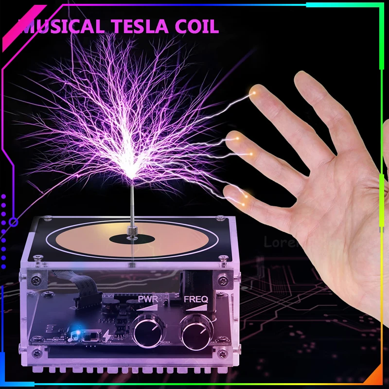 

Multi-function Tesla Music Tesla Coil Speaker Wireless Transmission Lighting Science And Education Experimental Products