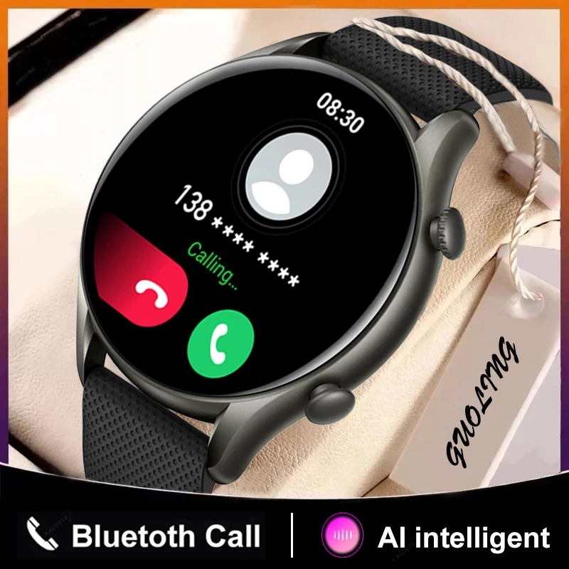 2022 New Bluetooth Call Men Smart Watch Women 360*360 HD Custom Dial Waterproof Sport Fitness Tracker SmartWatch Man Smart Clock