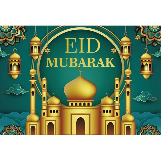 Eid Mubarak Backdrops For Photography Islam Muslim Eid al-Fitr Ramadan  Mosque Party Photographic Background Photo Studio Props - AliExpress