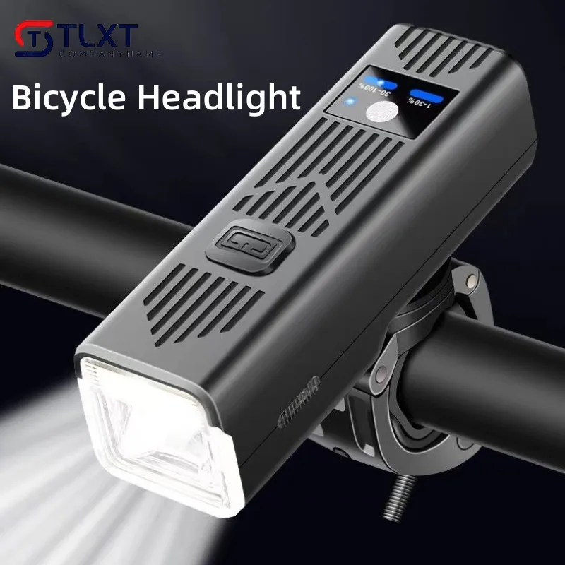 TLXT Bike Headlight with Horn 2000mAh USB Rechargeable Waterproof