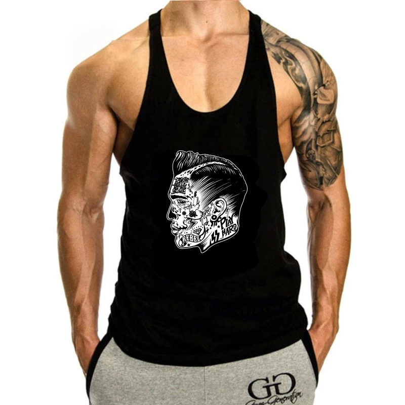 

2024, модный мужской топ с татуировкой