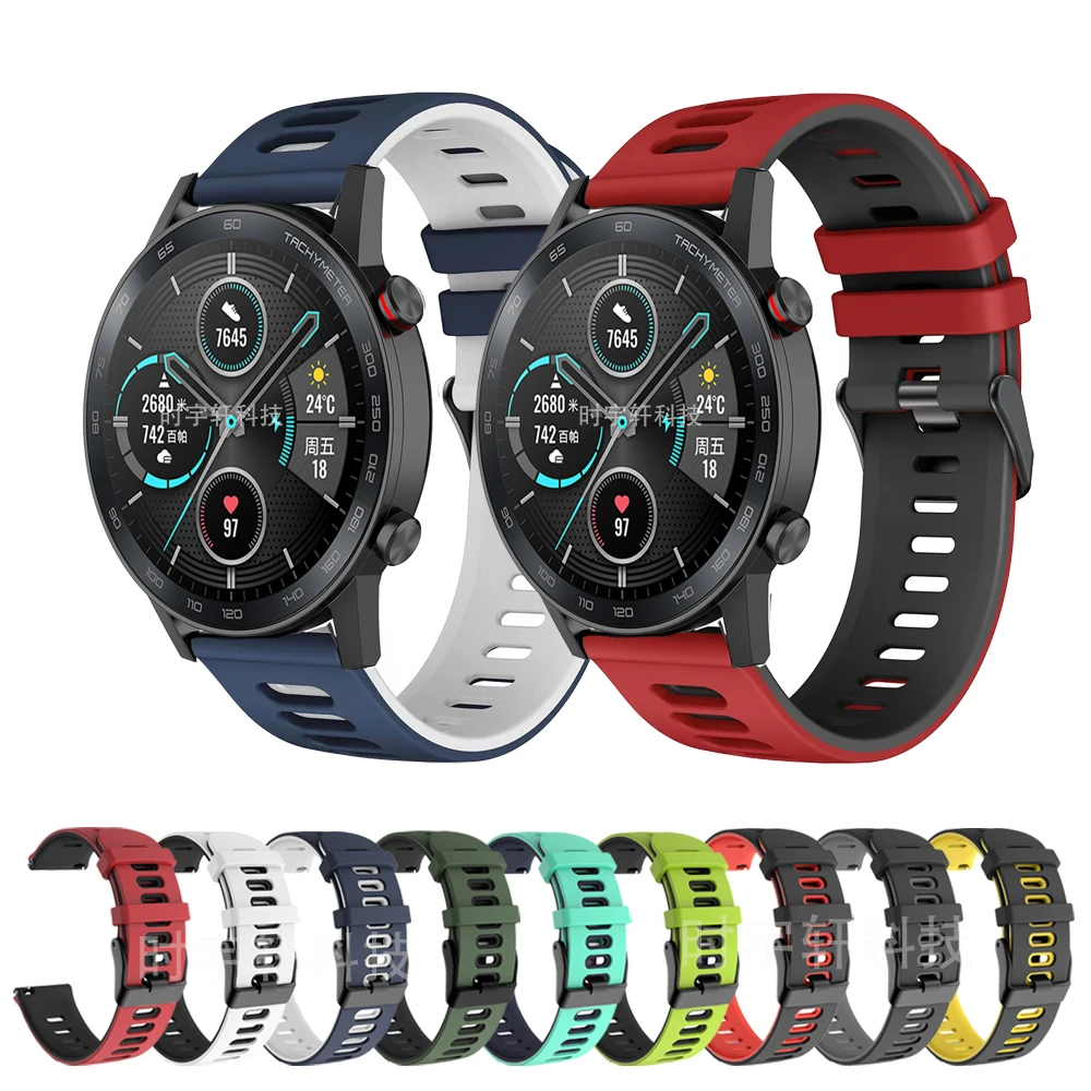 Cinturino In Silicone Per Honor Magic Watch 2 46Mm 42Mm Bracciale 20 22Mm Cinturino Sportivo Per Honor Magic Watch/Huawei Gt 2 Correa Gs3 Gs Pro