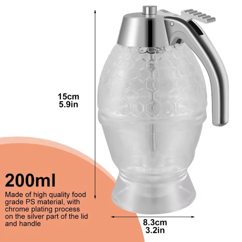 200ml Squeeze Bottle Honey Jar Container