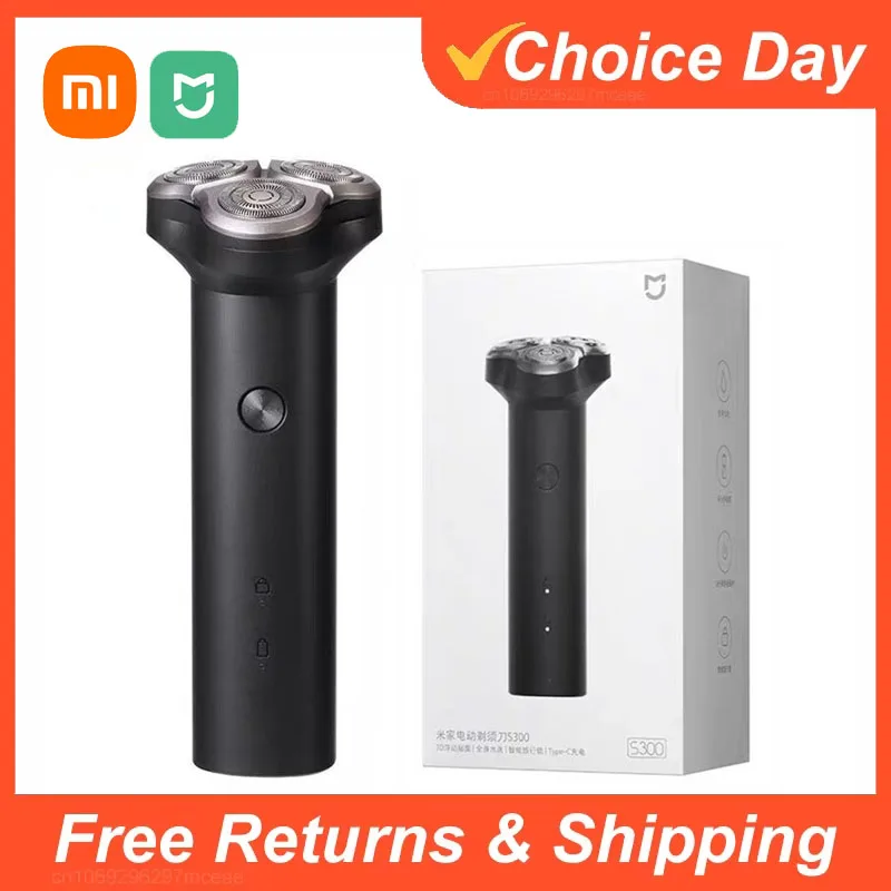 Xiaomi Mijia S300 Electric Shaver Triple Blade Men's Shaving Beard Trimmer Machine Rechargeable IPX7 Waterproof electric shaver electric razor