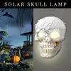 Halloween Skull Pathway Lights Solar Skeleton Lights Pathway Lights Skull Lamp Skeleton Pathway Lights Waterproof Ghost Lights 2