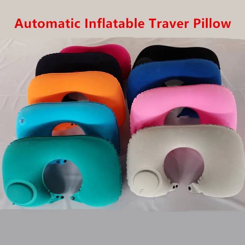 Inflatable Airplane Travel Pillow Travel Neck Pillow Inflatable 1pc