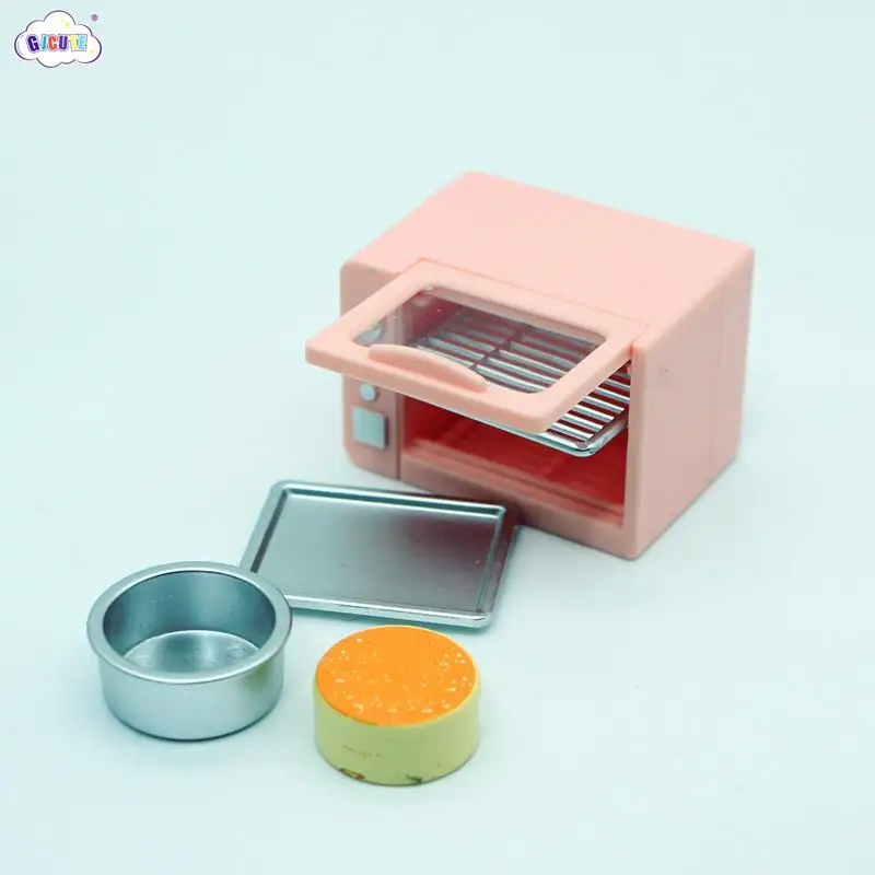 

1/12 Dollhouse Simulation Oven Rice Cooker Model Dolls House Miniature Kitchen Utensils Furniture Set Accessories