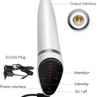 Newest High Frequency 6 in 1 Spark Electrodes Neon & Argon Skin Tightening Hair Follicle Facial Beauty Wand Machine Facial Care 2