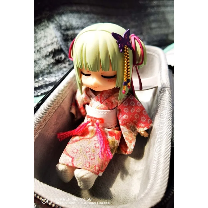 Maßstab 1:12, bedruckter Kimono, Yukata, handgefertigtes Kleidungsmodell für Ob11 Gsc Uf Actionfiguren, Szenendekorationszubehör