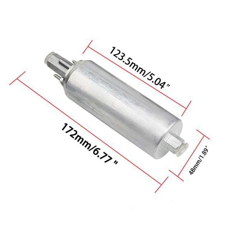 

255LPH External Inline FUEL PUMP GSL392 GSL-392 HIGH PRESSURE FUEL PUMP with KIT