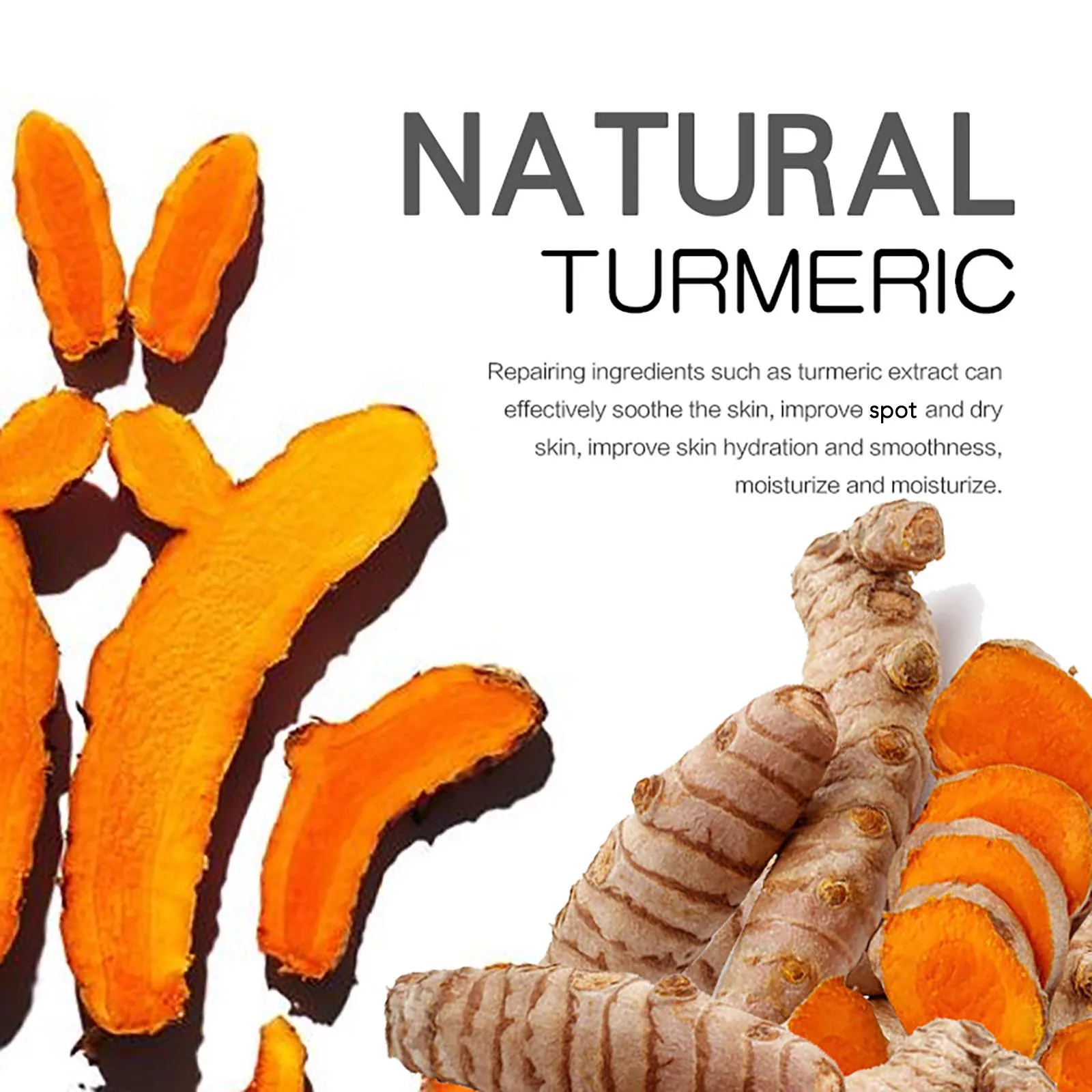 AILKE Natural Turmeric Skin Care Range, Lightening, Cleaning Skin, Moisturizes, Remove Acne and Pimples, Refining Pores 5