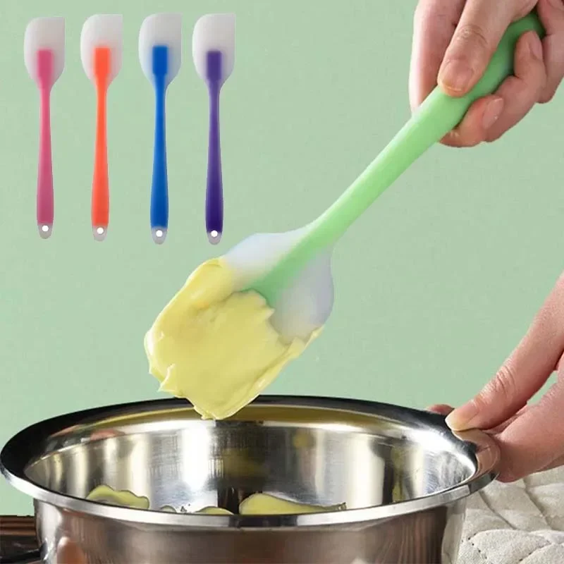 

Silicone Spatula Baking Cream Butter Cake Spatula Heat-Resistant Mixing Batter Scrapers Kitchen Utensils Cooking Bakware Tools