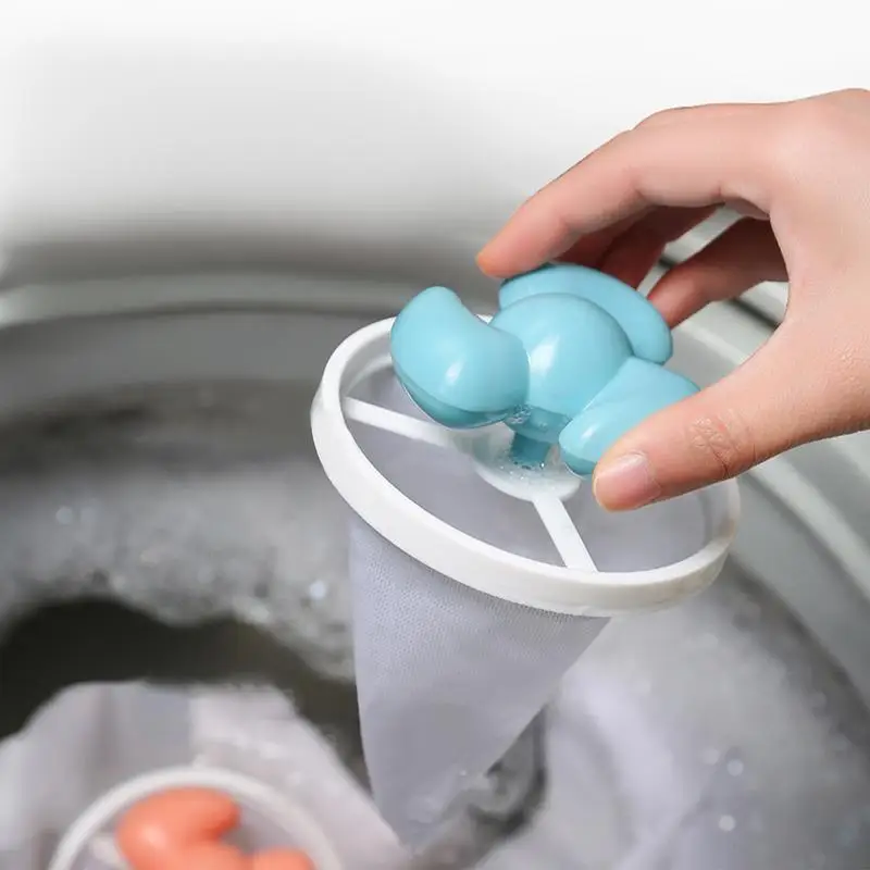 

Pet Hair Remover Washing Machine Floating Lint Filter Bag Reusable Laundry Ball Clothes Hair Cleaning Tools Cat Hair Catcher