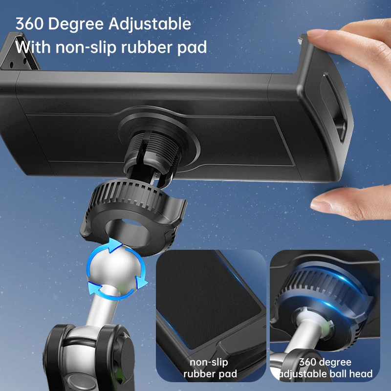Suporte Flexível Universal da Braçadeira da Tabuleta de Lanparte com Montagem da Sucção para a 12 Comprimidos para Ipad - Imagem 5