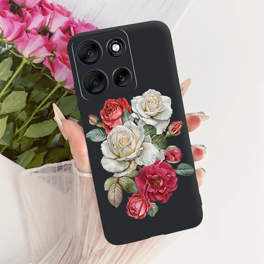 Stylish Bowknot Flower Soft Silicone Phone Case