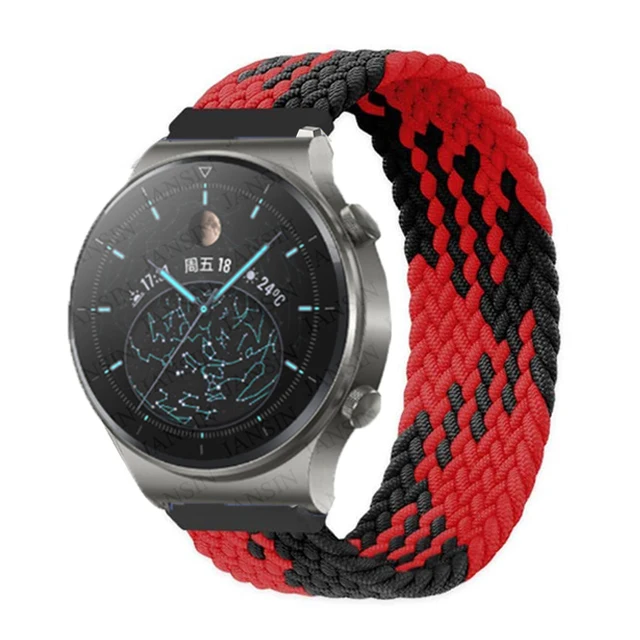 Braided Nylon Solo Loop Strap – 20mm/22mm Adjustable Bracelet Band