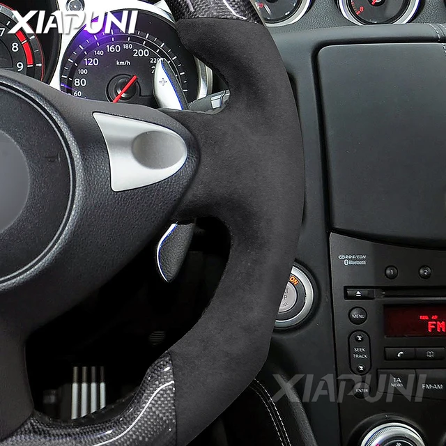 Carbon Fiber Steering Wheel Fit For Nissan 370Z Sylphy Infiniti FX50 QX70 FX37 FX35 Alcantara LED Shift Customized Sport Wheel - - Racext 5