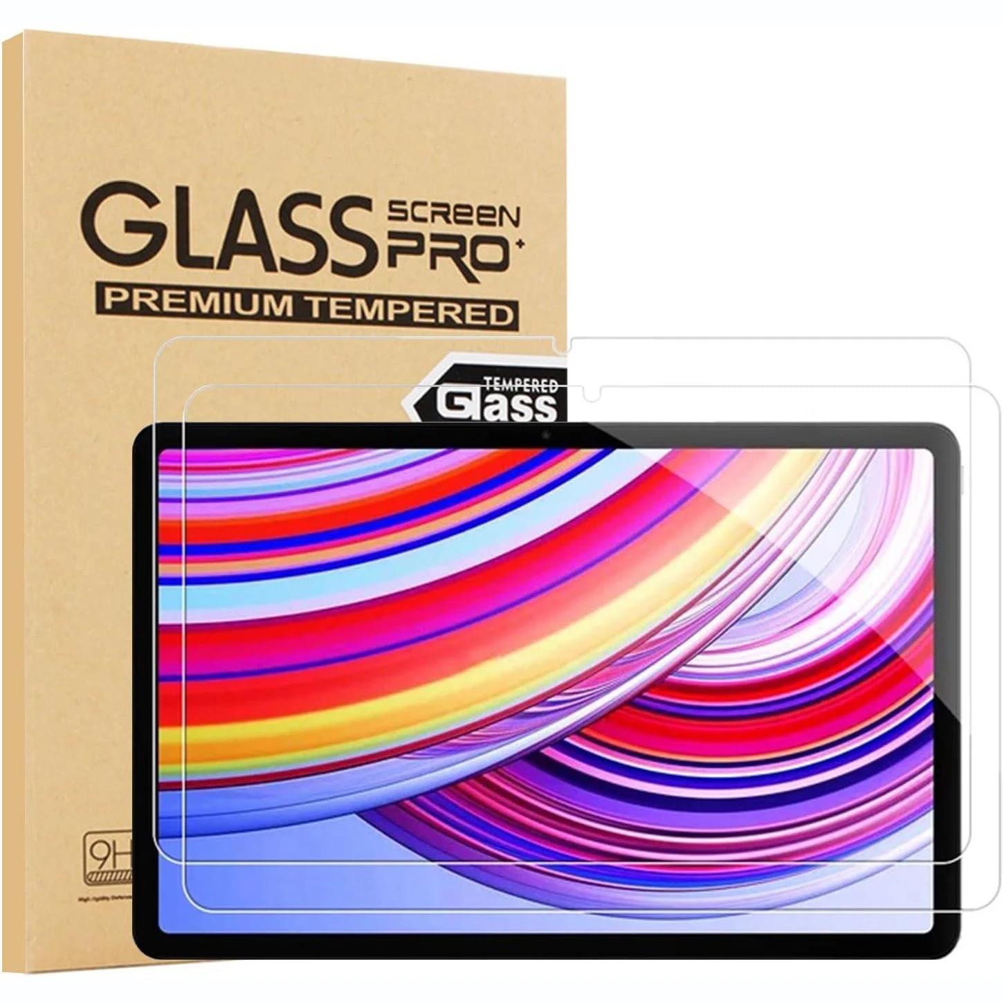 9H Tempered Glass Screen Protector for Xiaomi Redmi Pad Pro 12.1'' Poco Pad 12.1'' 2pcs