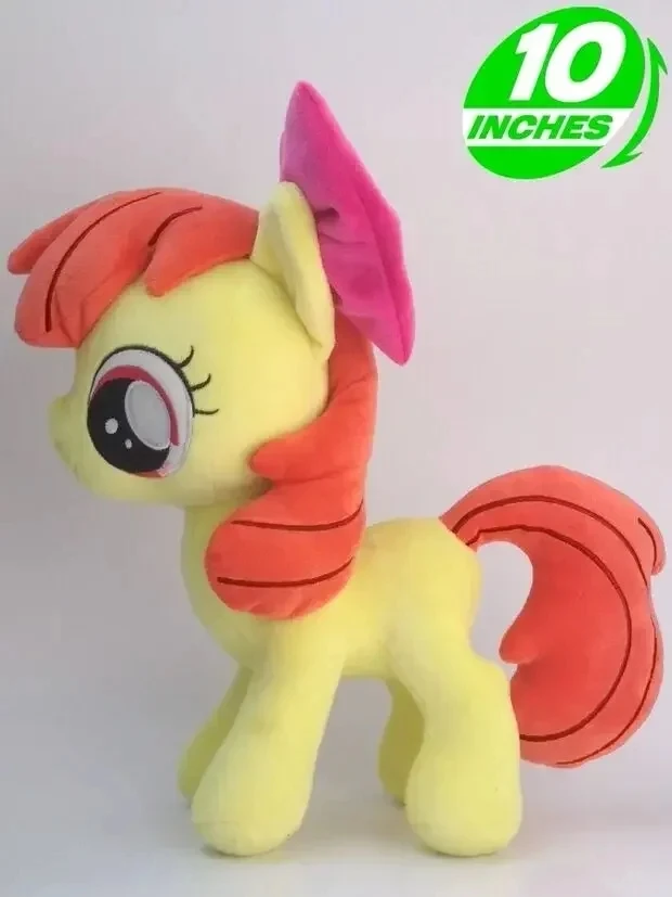 Мультяшная яблоко Цветущая лошадь Плюшевая Кукла Мягкие животные детские игрушки 25 см