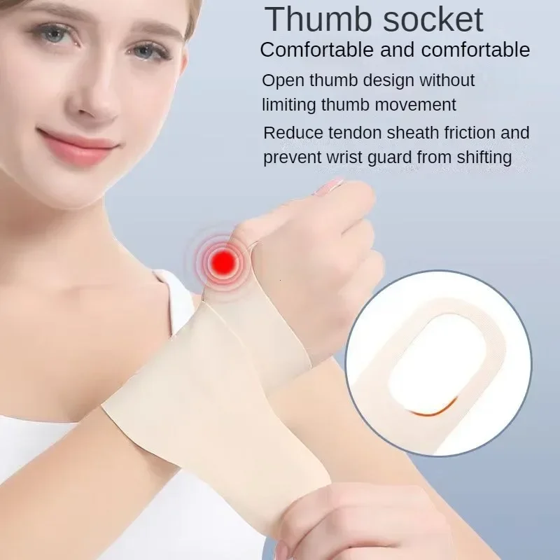 Wrist Brace Wrist Guard Wrist Straps Wrist Support Wrist Support Band Wrist Sweat Wristbands Wrist Sweatband 1Pc Elastic Wristband Anti-Sprain Wrist Brace Compression Tendon Sheath Wrist Joint Fixation Brace Support Gloves Palm Protector