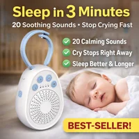 Baby White Noise Machine, Sleep in 3 Minutes, 20 Soothing Sounds, Portable USB Mini Sleep Device for Newborn, Travel & Crib 1