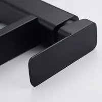 Black/Chrome Bathroom Faucets Hot and Cold Mixer Faucets Vanity Bathroom Kitchen Deck Mounted Bathroom Sink Faucets 3