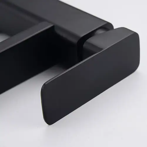 Black/Chrome Bathroom Faucets Hot and Cold Mixer Faucets Vanity Bathroom Kitchen Deck Mounted Bathroom Sink Faucets - Image 3