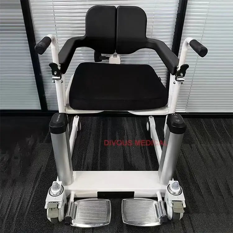 Toilet Stair Lift Chair Electric Patient Transfer Chair Multi-function Electric Wheel