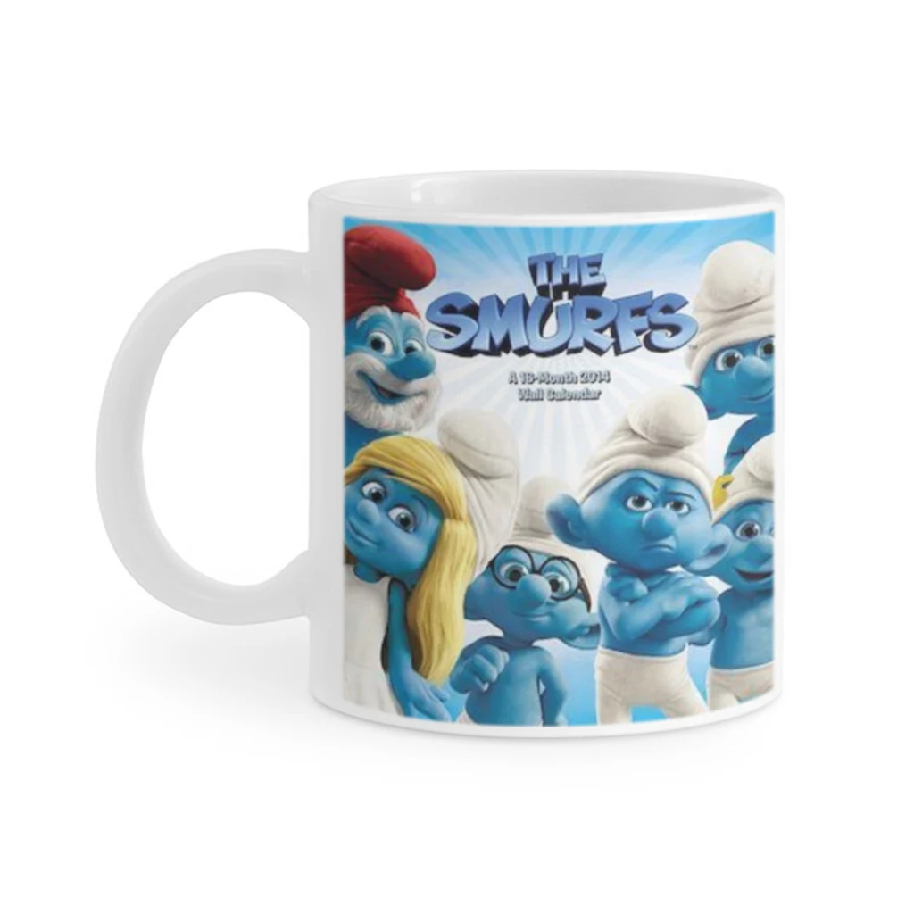 S-Smurfss Ceramics Coffee Mug Cute Gamer Birthday Gift Back To School Mug
