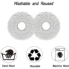 For Ecovacs DEEBOT T30S/ T30S Combo/ T30 PRO Omni for Yeedi M12 Pro Vacuum Cleaner Main Side Brush Hepa Filter Mop Cloth 3