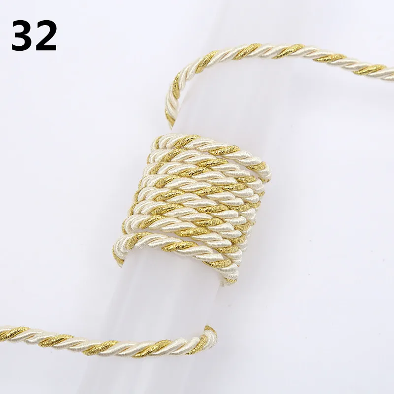5m 3mm Three-Strand Colorful Polypropylene Rope for Rustic Home Decor & DIY Projects
