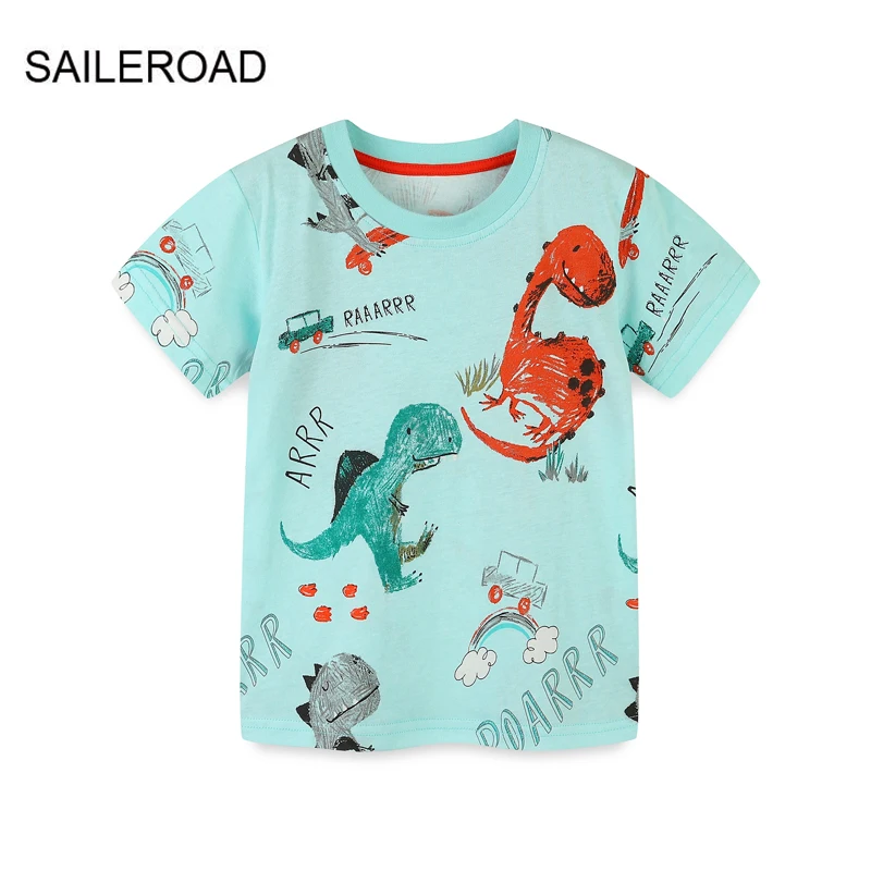 Dinosaur Children Boys Shirt | Shirt Kids Dinosaur | Kids Shirt Cotton ...