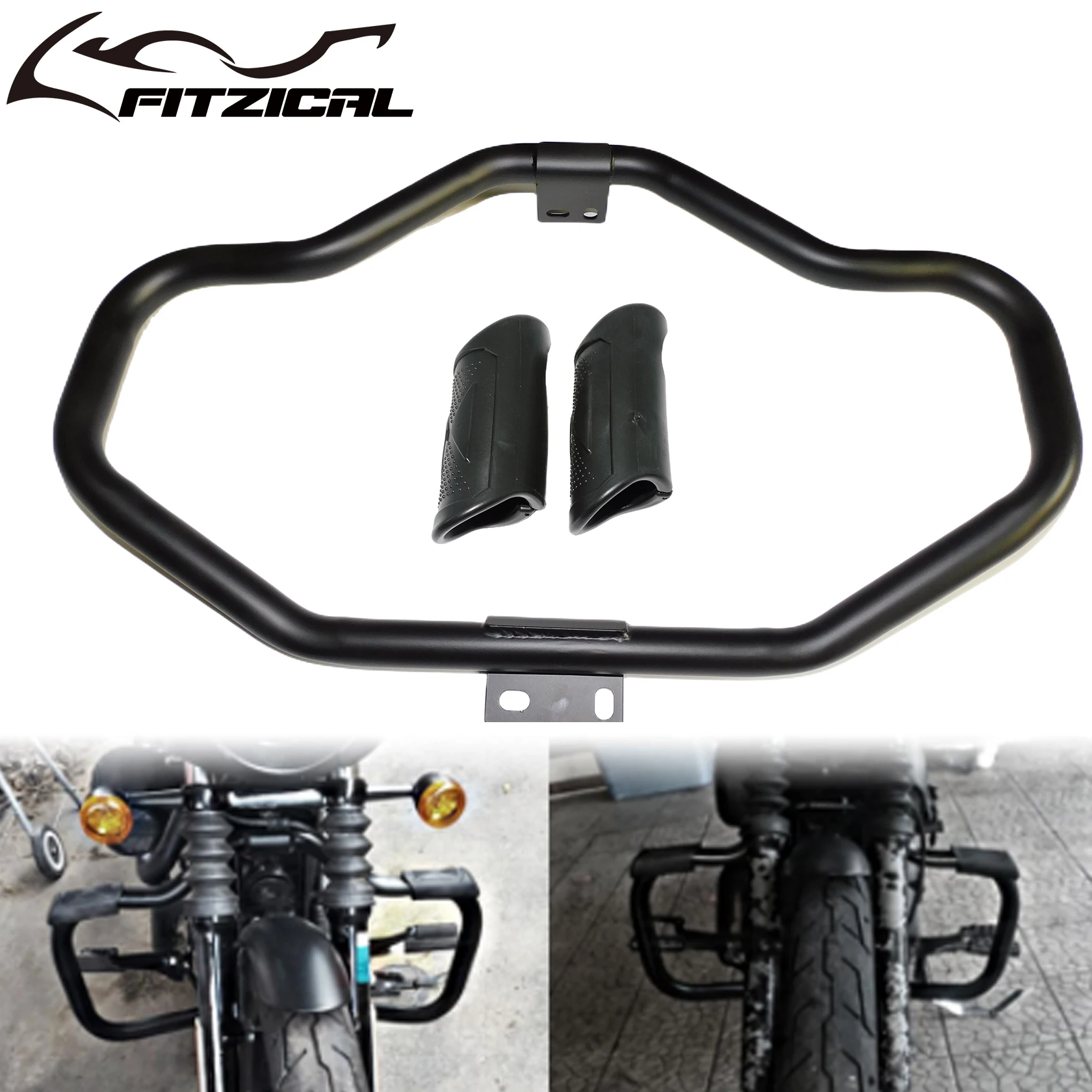 Moto Engine Guard Highway Crash Bar Per Harley Sportster Xl1200 Xl Iron 883 70Two Roadster Superlow Custom 2004-2018