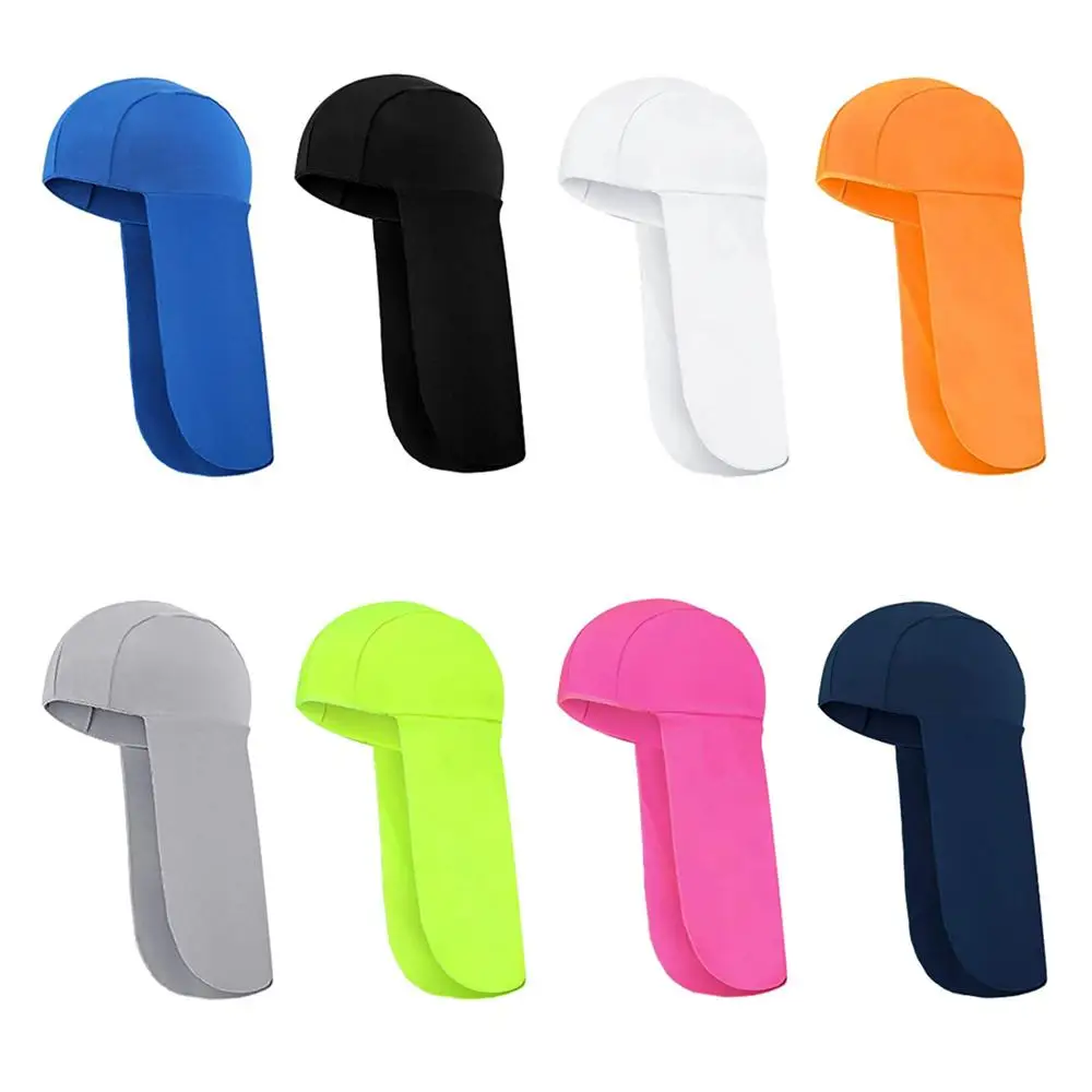 Cooling Caps Elastic Sun Shade Hat Neck Shield Plastic Hard Hat Neck Shade Elastic UV Protection Protector Cycling Caps